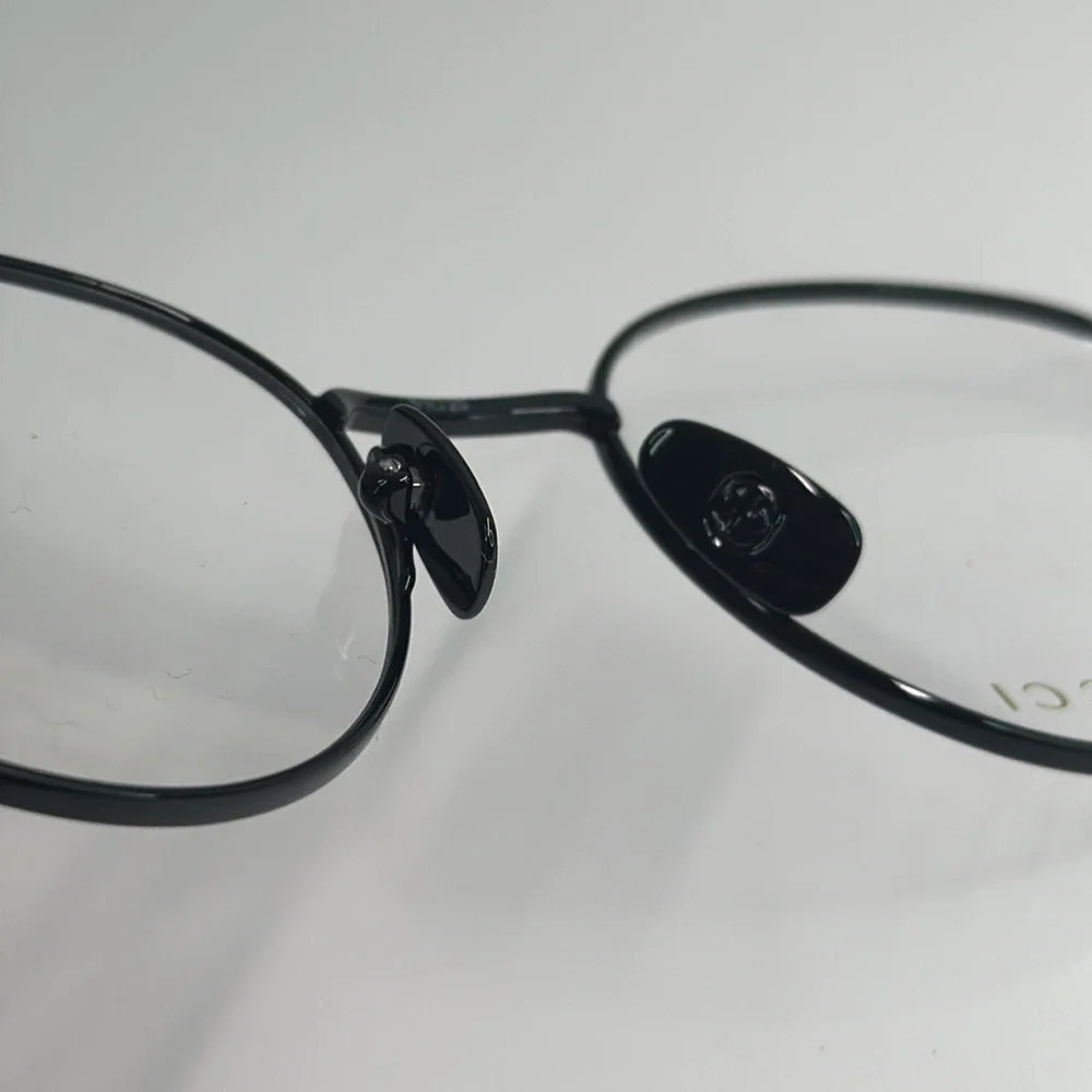 New Authentic GUCCI GG0337O Round Black Eyeglasses